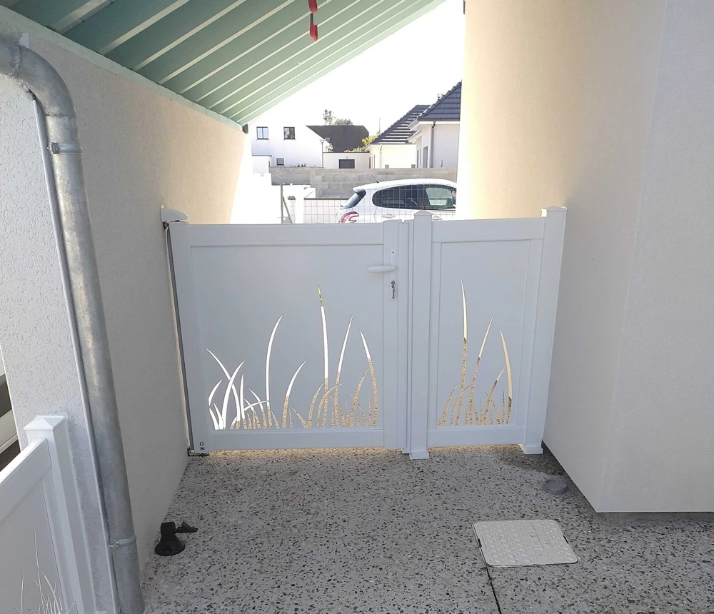 Installation d’un portillon en aluminium