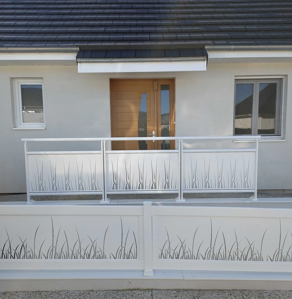 Installation d’une clôture et d’un garde-corps aluminium à Précilhon