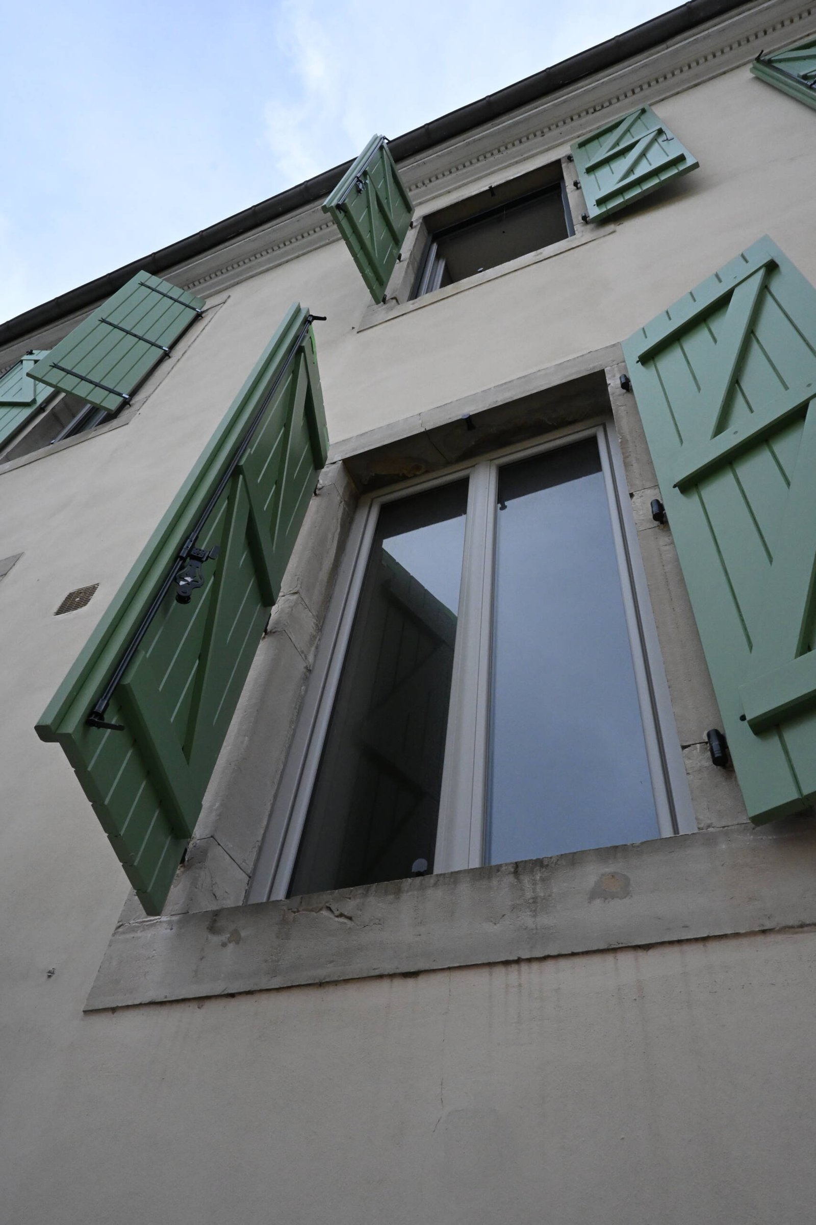 Installation de volets battants