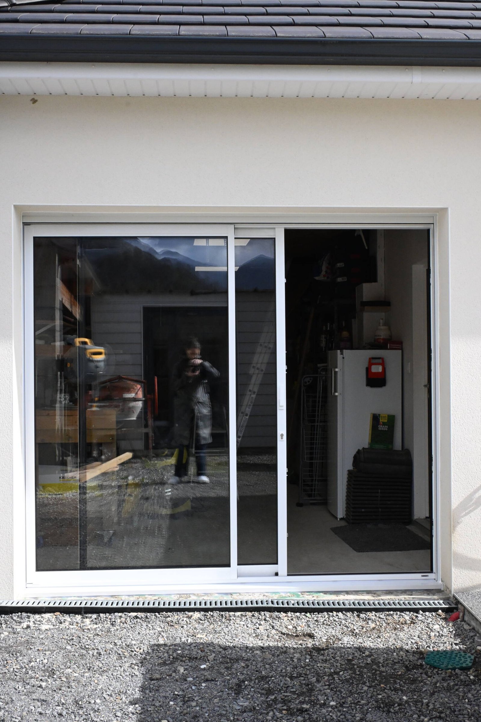 Pose d&rsquo;un coulissant monobloc